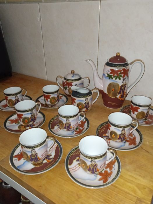 Conjuntos de cha chines e budas