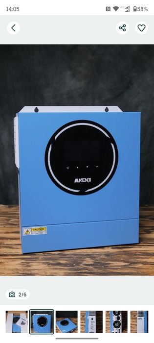 Гібридний інвертор Aneji 5 kwt, 2026 рік