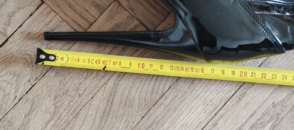 Nowe 38 / 39 Mega Sexy Długie kozaki 16cm szpilka