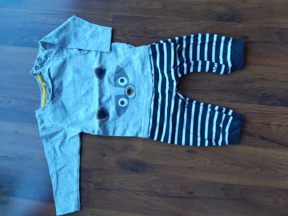 SMYK Cool Club rozmiar 68 zestaw pajac rampers dres spodnie