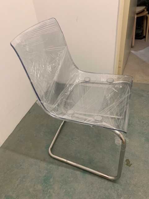 cadeira linha Tobias(ikea), acrilico transparente