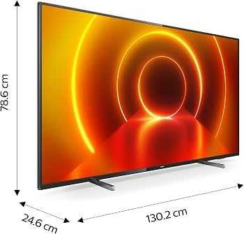 TV Philips 58" 4K Smart TV – 58PUS7805/12 – Coluna de "Dead pixel"/ Para peças