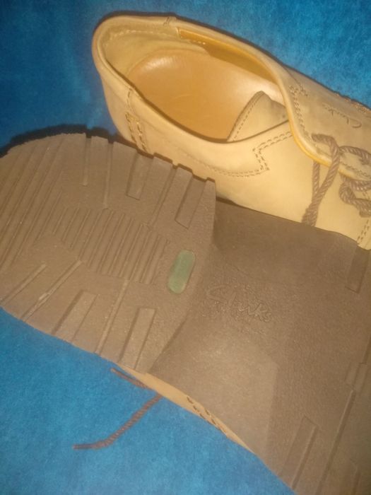 Туфли Clarks 45 р. мужские кожаные.