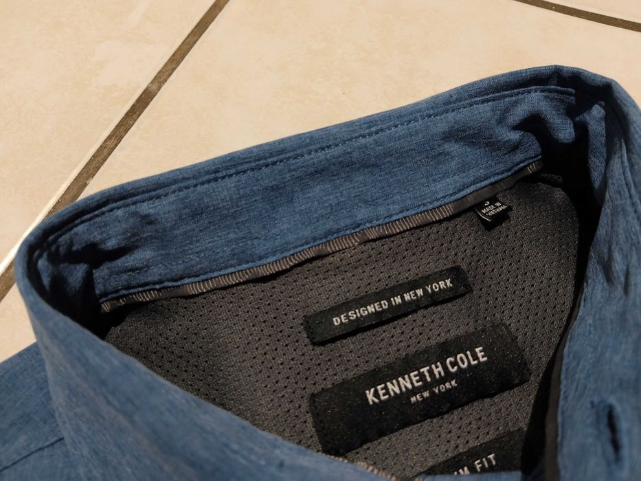 KENNETH COLE USA - NOWA! Koszula Męska krótki rękaw rozmiar M