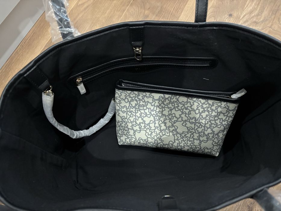 Tous Kaos Mini - torebka Campazo XL beżowa- NOWA ORYGINAŁ! METKI FOLIA