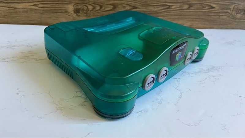 Consola PAL Nintendo 64: Ice Blue