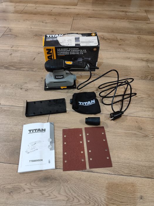 Szlifierka oscylacyjna Titan 200wat, regulacja obrotów, 24r