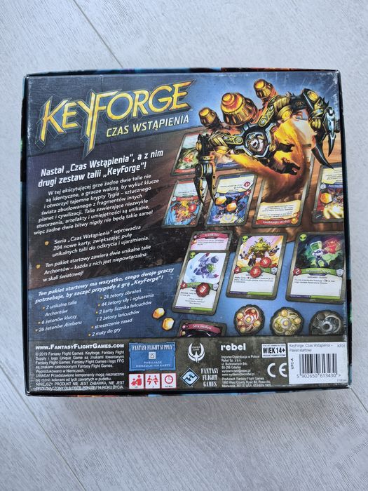 KeyForge, Key Forge czas wstąpienia, gra planszowa Rebel