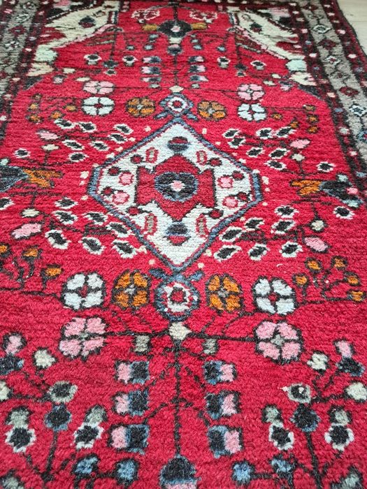 Śliczny irański ręcznie tkany dywanik Hamadan 80x140cm