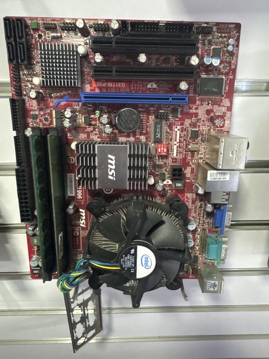 Комплект материнка s775