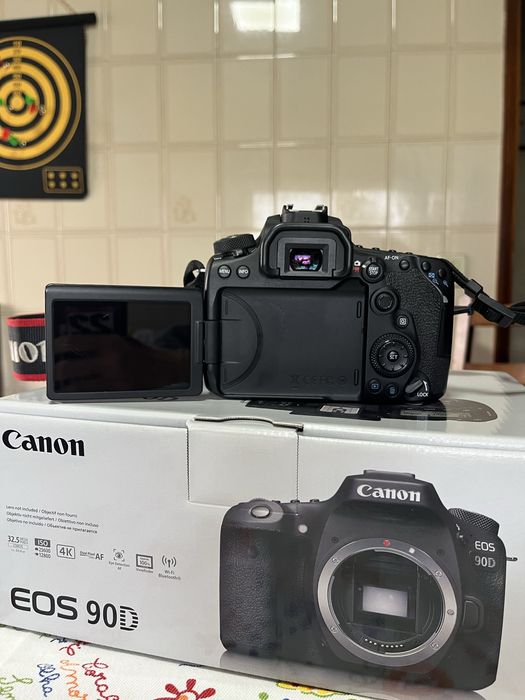 Canon EOS 90D + Canon 50mm f/1.8 STM + 2 baterias