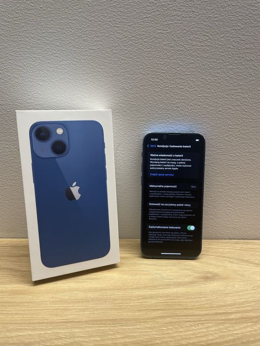 Iphone 13 mini 78% niebieski 128gb