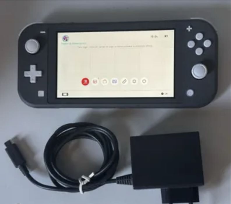 Nintendo switch lite com capa protetora