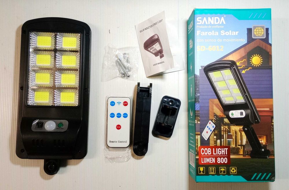 Candeeiro solar sensor movimento