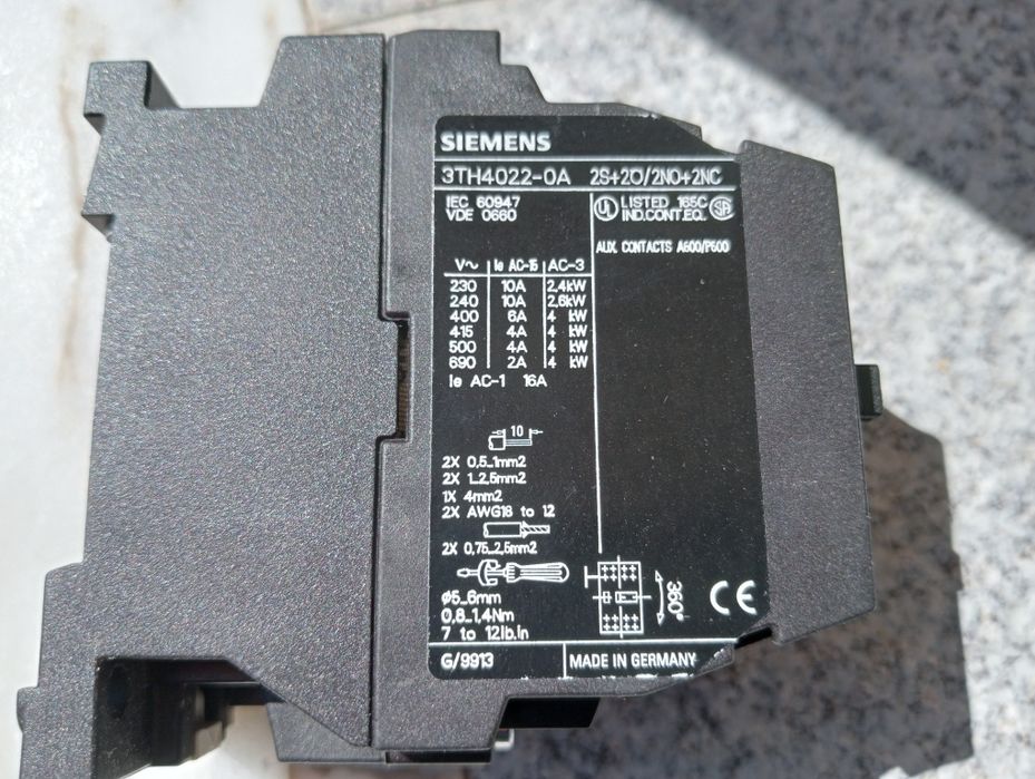 Contactores Siemens