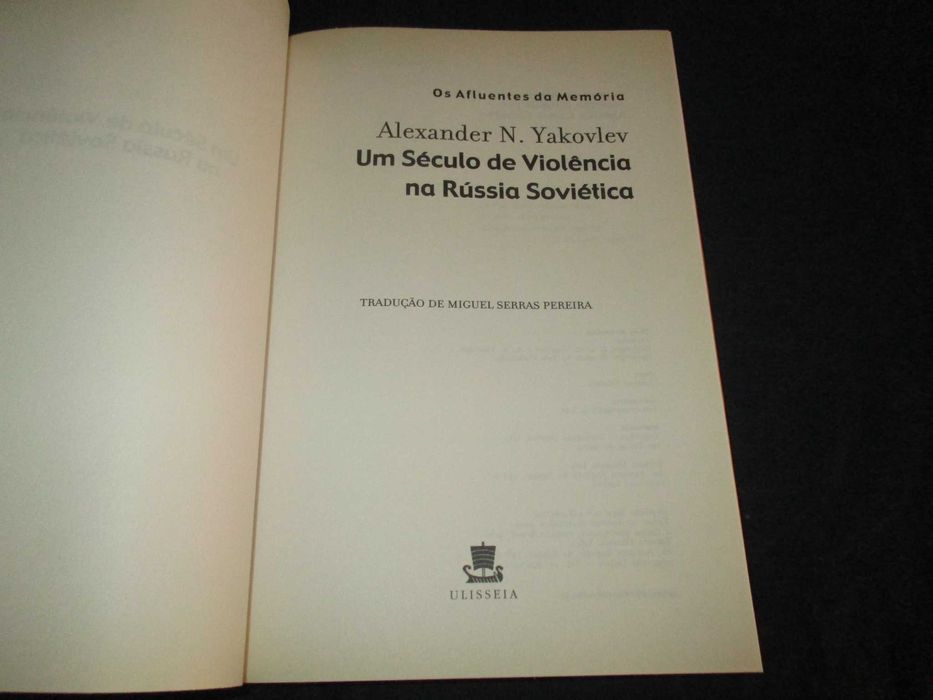 Livro Um Século de Violência na Rússia Soviética