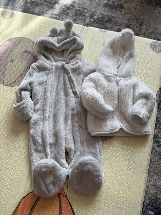 Плюшевий комбінезон 0-3 місяці
