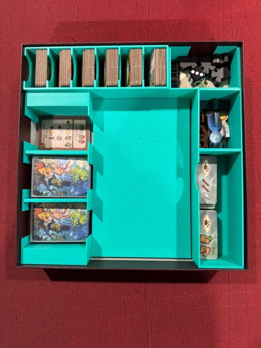 Insert / Organizer do gry Everdell Duo (na karty w koszulkach!)