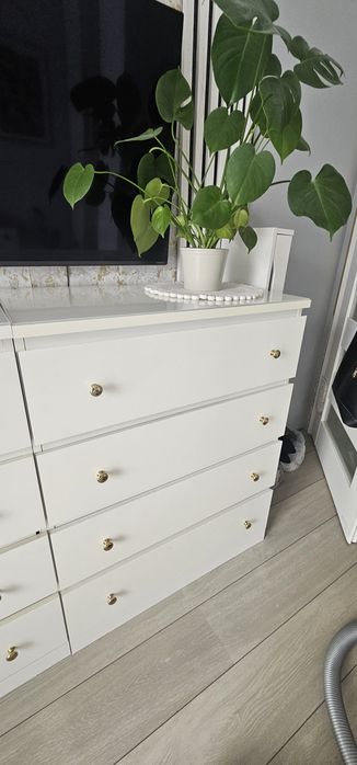 Biała komoda ikea 80x50x110