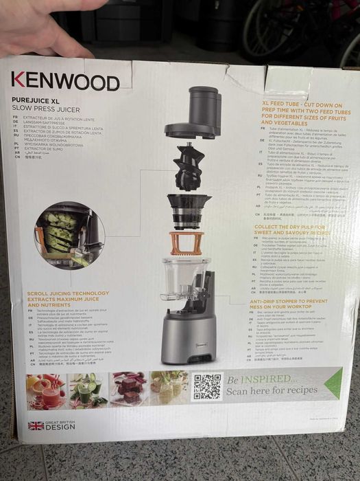 Centrifugador Kenwood PureJuice Pro (NOVO EM CAIXA)