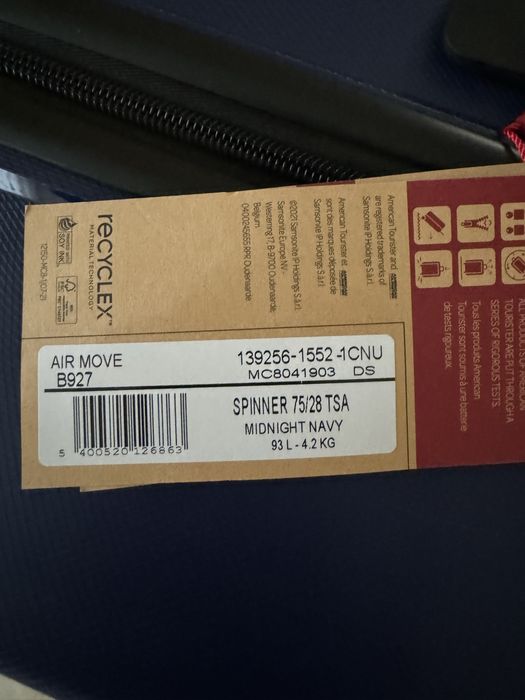 American Tourister нова мала середня та велика валіза, оригінал