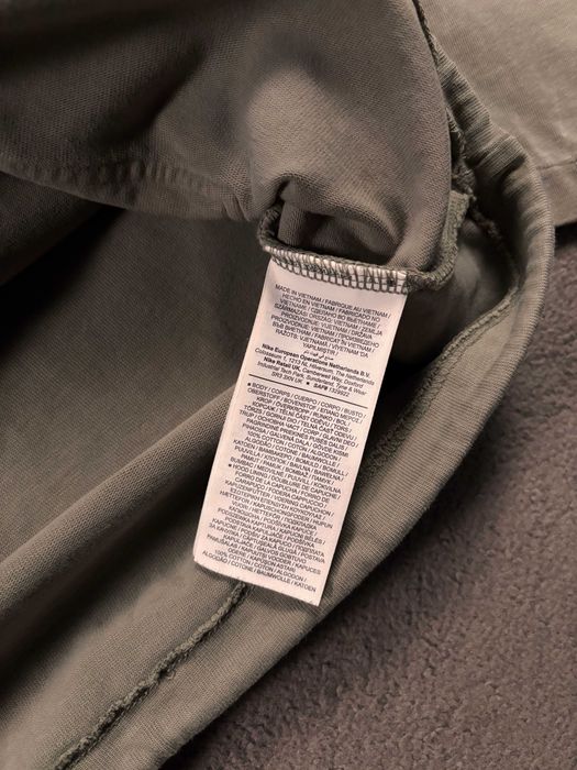 Bluza Nike L Khaki Kaptur Kieszenie Regulowana Ściągacze Hoodie
