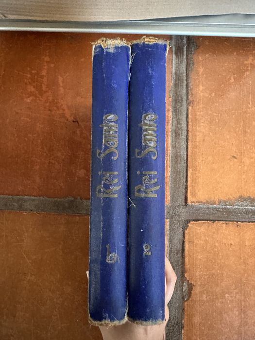 Conjunto 2 livros raros - Rei Santo de Rocha Martins