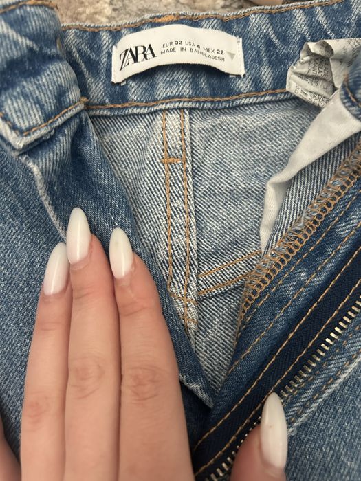 джинсовые шорты zara