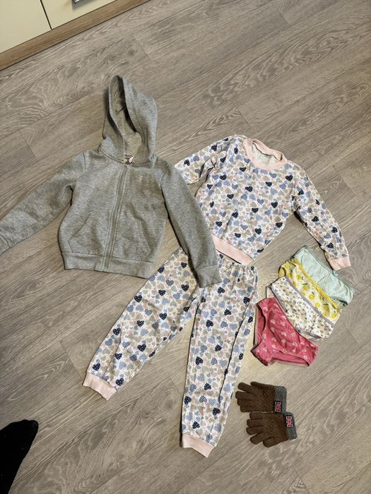 Большой пакет вещей на девочку 104