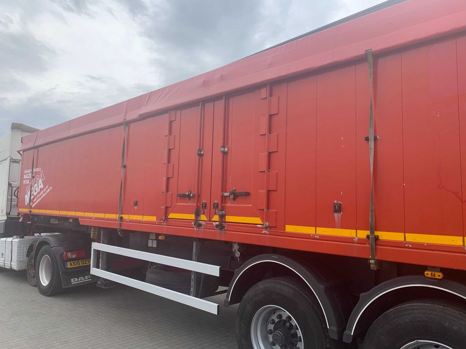 Напівпричіп самоскид Mega, intrax, 56м3, 2009 р, 6.8 т, алюмінієвий