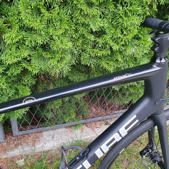 Rower szosowy carbon, Ultegra, hydraulika, Cube Attain, rozm 58, XL