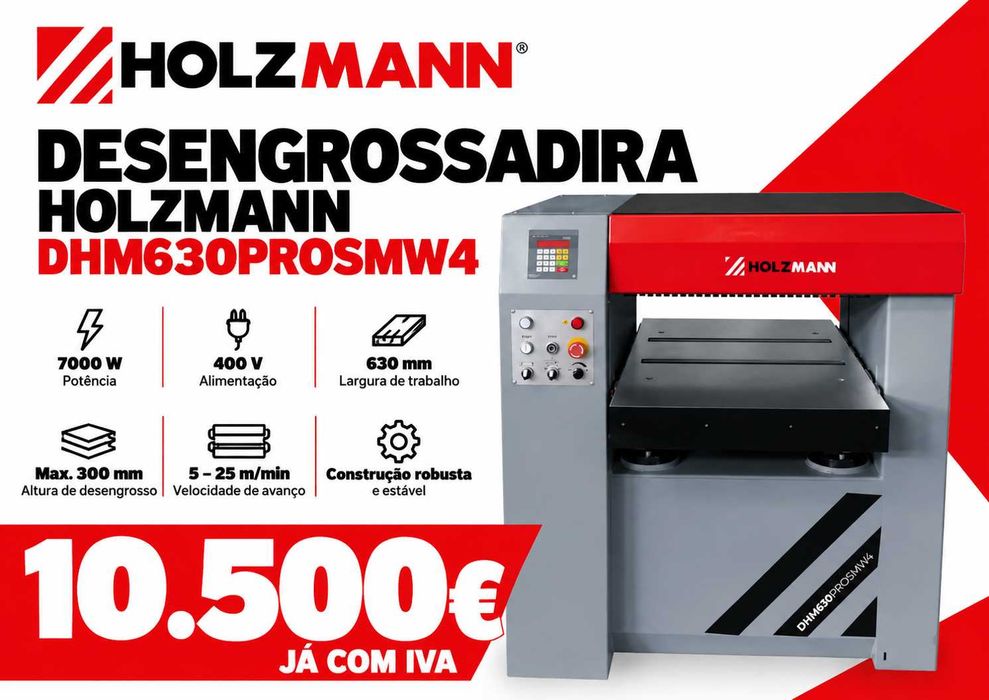 Desengrossadeira HOLZMANN 7000W 400V LL29