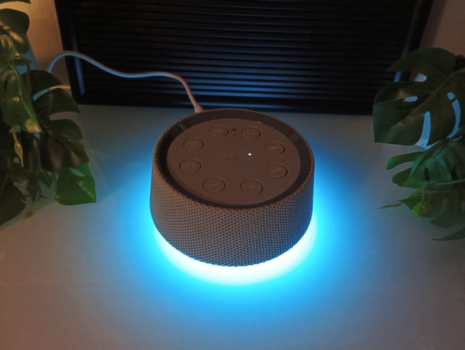 Generator białego szumu głośnik LED ułatwiający zasypianie lazyNight