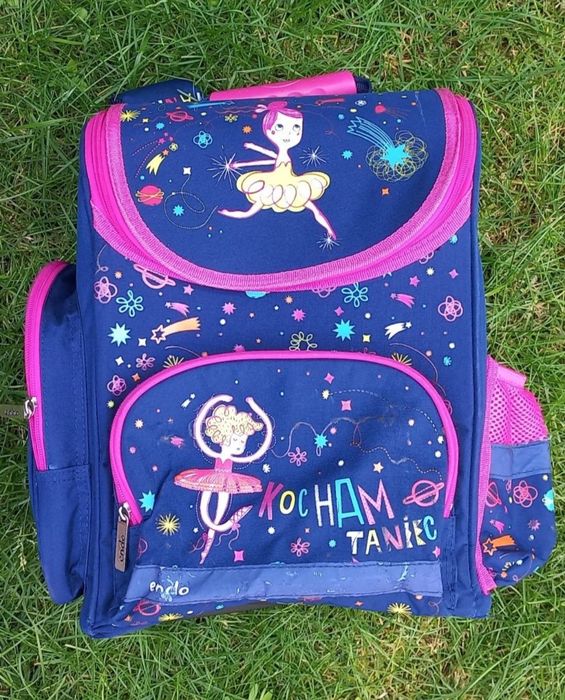 Plecak, tornister szkolny dla baletnicy Rossmann Endo.