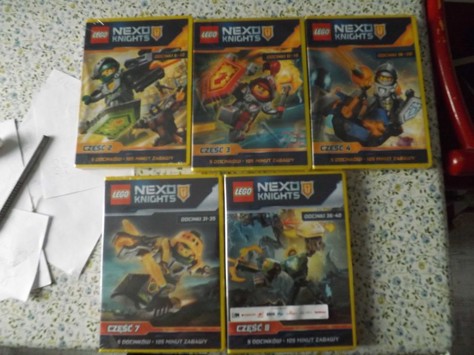 Lego Nexo Knights dvd zestaw