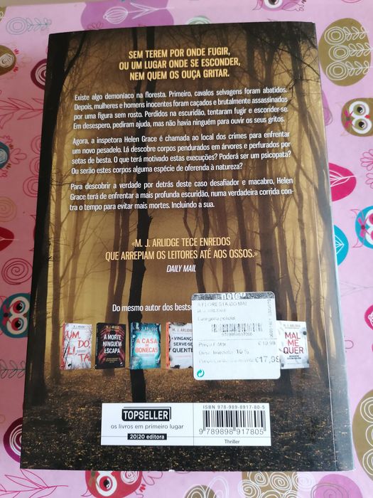 Livros de suspense de M. J. Arlidge