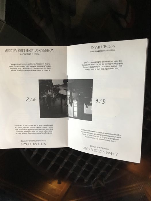 Dave Gahan Soulsavers tour booklet