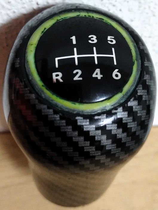 Alavanca Mudanças Mercedes W245 W169 Carbono Pele
