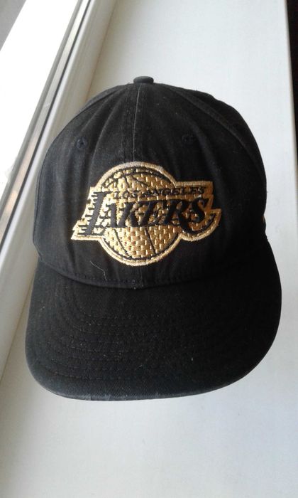 Кепка бейсболка баскетбольная хб черная new era los angeles lakers