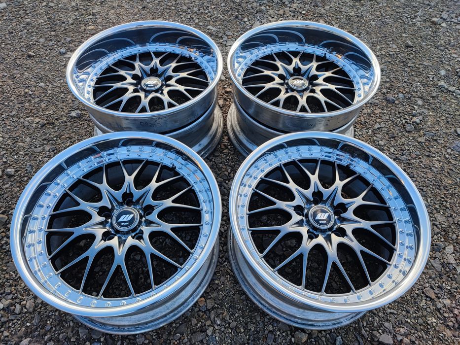 Felgi Work Rezax 18" 9/10.5 5x120 BMW e46 e36 e34 e38 e39 e32 e31 e24 e23  3tlg skręcane mito futura schnitzer hamann jdm weds rays kerscher