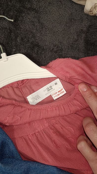 Джинсова сукня next та рожева zara 86