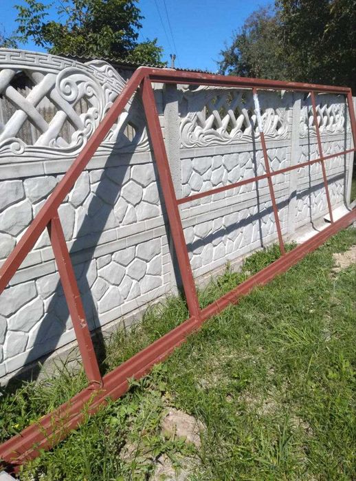 Каркас откатных ворот, свари сам, откатные ворота, відкатні ворот, ксс