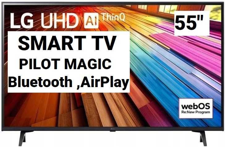 Telewizor LED LG 55UT80003LA 4K UHD Pilot Magic Smart TV Bluetooth