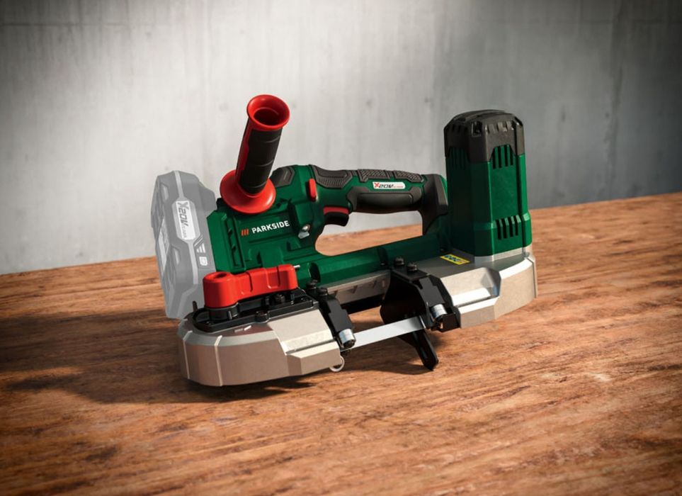 parkside akumulatorowa piła taśmowa 20v nowa gwarancja