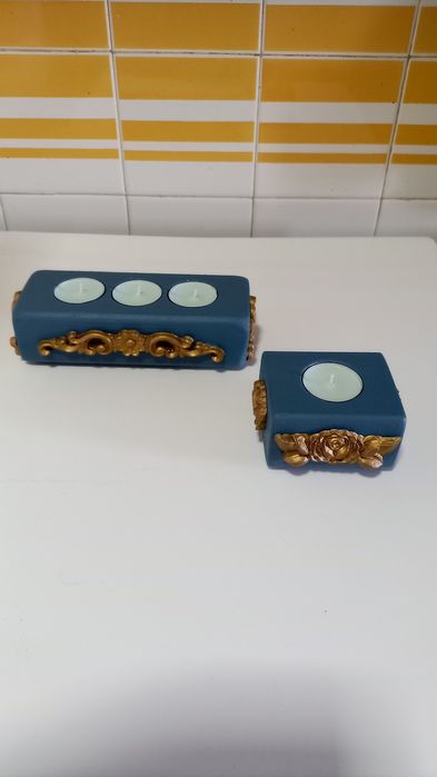 Handmade candle holder