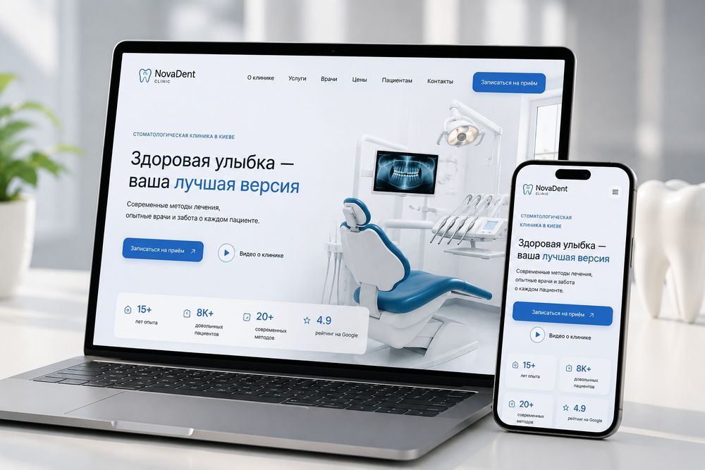 Створю сайт для психолога, лікаря, коуча або онлайн-школи