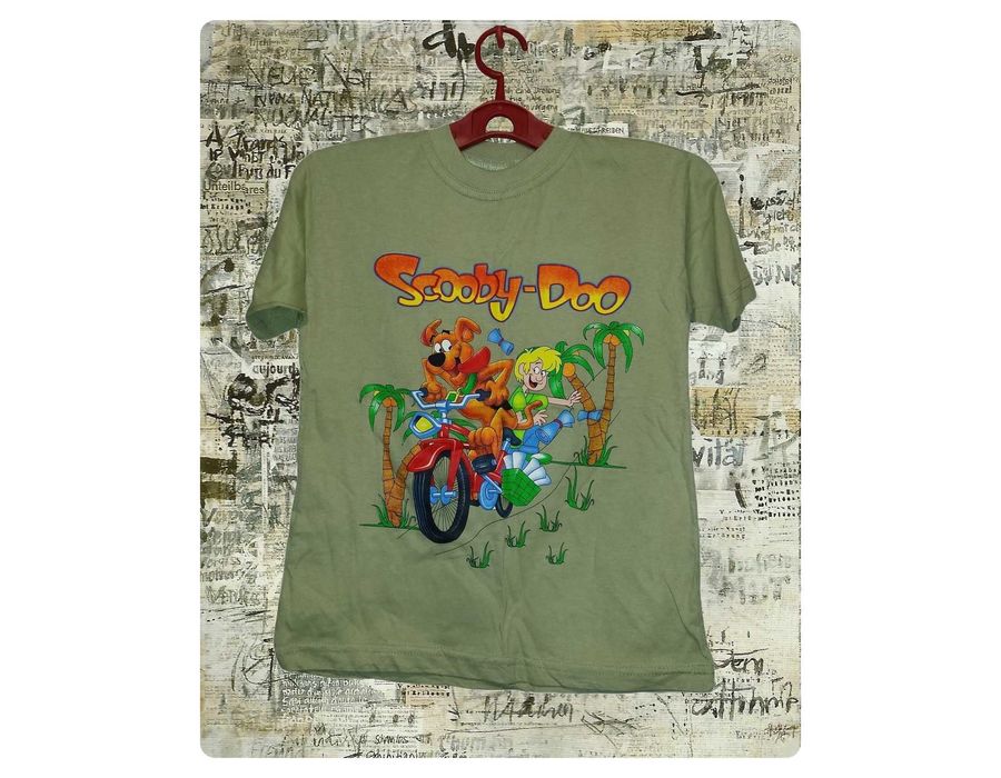 Детская одежда Летняя футболка для мальчика с героем Скуби-Ду рост 122