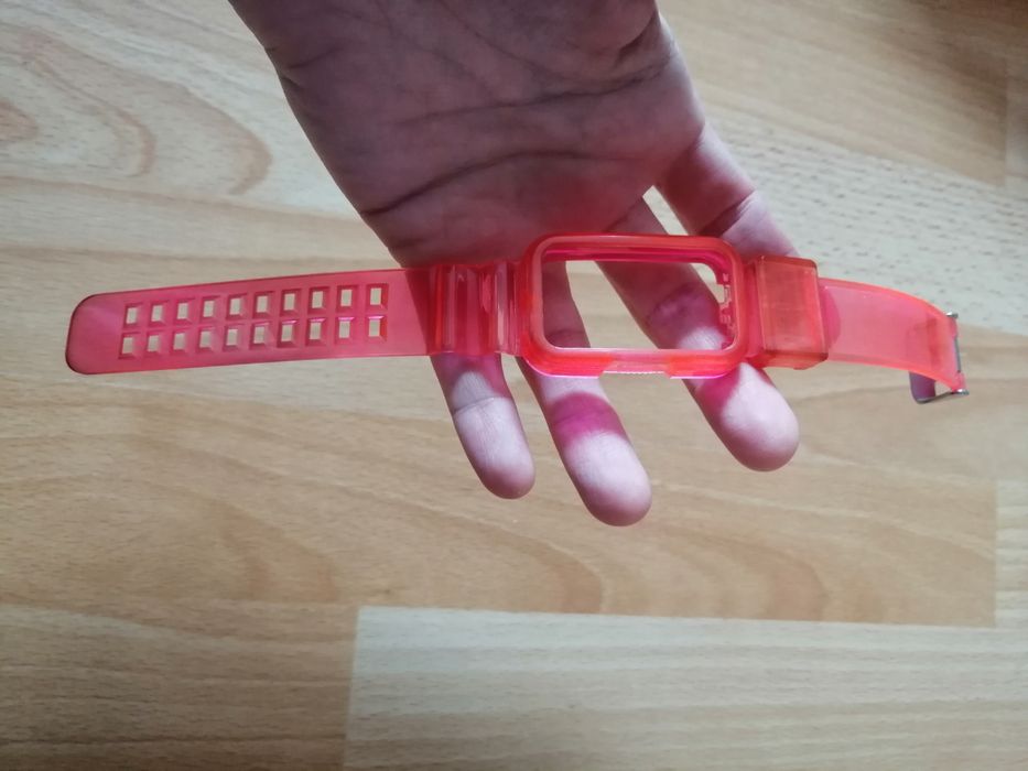 Silikonowy pasek do Huawei honor band 6 różowy