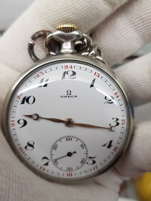 Zegarek kieszonkowy *Omega* po serwisie