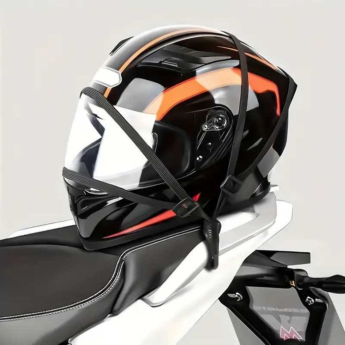 Резиновый фиксатор багажа велосипеда, мотоцикла, скутера.